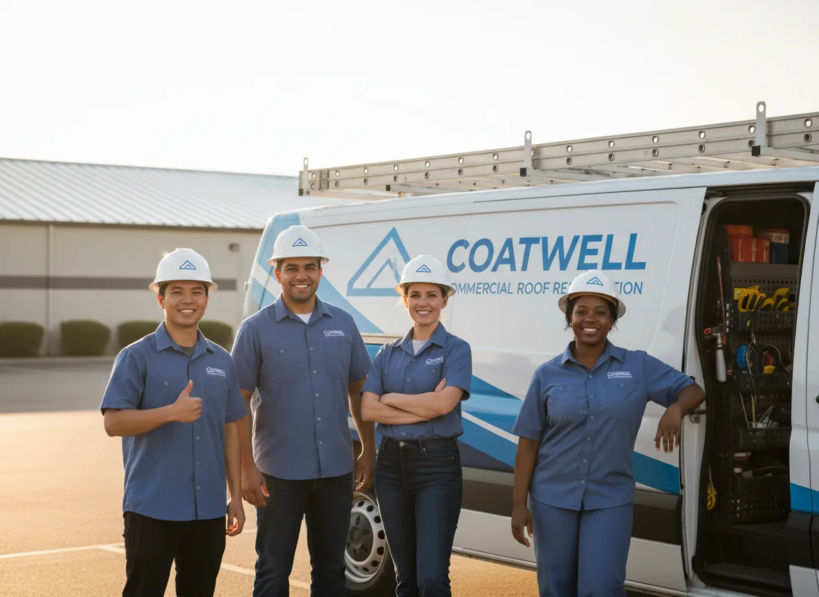 Commercial roof coating company in Cullen, VA